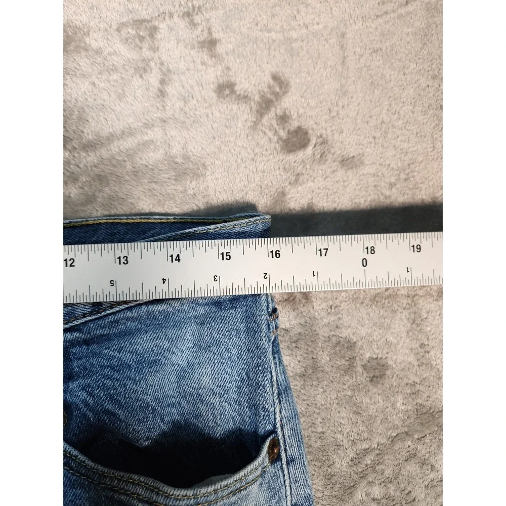 Levi's 511 Jeans Men's 32x33 (Tag 31X32) Distresse Skinny Cotton Blend‎ Blue